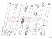 DUCATI 2014 Multistrada 1200 ABS FRONT FORK » FRONT SUSPENSION