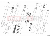 DUCATI 2014 Monster 659 ABS FRONT FORK » FRONT SUSPENSION
