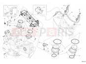 DUCATI Superbike 848 017 - THROTTLE BODY (1) » INTAKE, CARBURETTOR