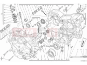 DUCATI 2014 HYPERMOTARD HALF-CRANKCASES PAIR » ENGINE CASE