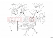 DUCATI 2013 Monster 1100 EVO ANNIVERSARY VERTICAL CYLINDER HEAD » VALVE DRIVE