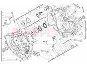 DUCATI Superbike 1199 Panigale R 010 - HALF-CRANKCASES PAIR » ENGINE CASE