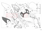 DUCATI Superbike 1199 Panigale S Tricolore SEAT » TANK/SEAT