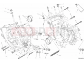 DUCATI Superbike 1199 Panigale S Tricolore 10A - HALF-CRANKCASES PAIR » ENGINE CASE