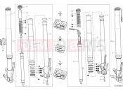 DUCATI Multistrada 1200 S Touring 21A - FRONT FORK (1) » FRONT SUSPENSION