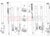 DUCATI Multistrada 1200 S Touring 21A - FRONT FORK (2) » FRONT SUSPENSION
