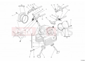 DUCATI 2013 Monster 659 ABS VERTICAL CYLINDER HEAD » VALVE DRIVE