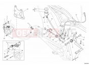 DUCATI 2013 Monster 696 ABS REAR BRAKE SYSTEM » BRAKING SYSTEM