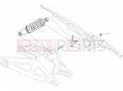 DUCATI Monster 696 ANNIVERSARY REAR SHOCK ABSORBER » SWING ARM