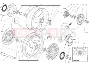 DUCATI Monster 795 ABS kerekek » első kerék