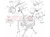 DUCATI Monster 795 ABS VERTICAL CYLINDER HEAD » VALVE DRIVE