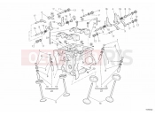 DUCATI 2013 Superbike 848 VERTICAL CYLINDER HEAD » VALVE DRIVE