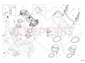 DUCATI Superbike 848 EVO 017 - THROTTLE BODY (2) » INTAKE, CARBURETTOR