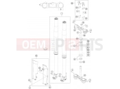 HUSQVARNA 2015 Offroad FE 501 (F2403O4) [EU] FRONT FORK, TRIPLE CLAMP|Frame|01