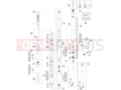 HUSQVARNA 2015 Offroad FE 350 (F2203O4) [EU] FRONT FORK DISASSEMBLED|Frame|01