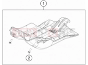 HUSQVARNA 2019 Offroad TE 250i (F2303S7) [EU] ENGINE GUARD|Frame|03