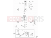 HUSQVARNA 2019 Offroad TE 250i (F2303S7) [EU] REAR BRAKE CONTROL|Frame|13
