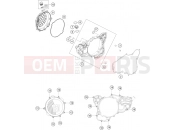 HUSQVARNA 2019 Offroad TE 250i (F2303S7) [EU] CLUTCH COVER|Engine|30