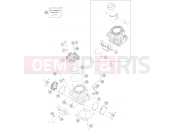 HUSQVARNA 2019 Offroad TE 250i (F2303S7) [EU] CYLINDER, CYLINDER HEAD|Engine|30