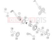 HUSQVARNA 2019 Offroad TE 250i (F2303S7) [EU] KICK STARTER|Engine|33