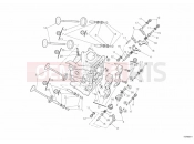 DUCATI Superbike 848 EVO Corse SE HORIZONTAL CYLINDER HEAD » VALVE DRIVE
