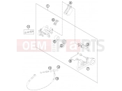 HUSQVARNA 2015 Offroad TE 250 (F2303O8) [EU] REAR BRAKE CALIPER|Frame|13
