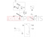 HUSQVARNA 2015 Offroad TE 250 (F2303O8) [EU] INSTRUMENTS / LOCK SYSTEM|Frame|14