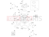 HUSQVARNA 2015 Offroad TE 250 (F2303O8) [EU] CYLINDER, CYLINDER HEAD|Engine|30