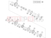 HUSQVARNA 2015 Offroad FE 250 (F2103O4) [EU] TRANSMISSION II - COUNTERSHAFT|Engine|33
