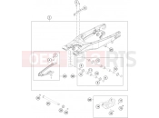 HUSQVARNA 2015 Offroad FC 350 (F2201O1) [EU] SWING ARM|Frame|04
