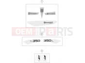 HUSQVARNA 2015 Offroad FC 350 (F2201O1) [EU] DECAL|Frame|08