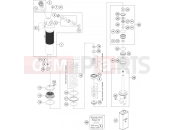 HUSQVARNA 2014 Offroad FC 350 HQV (F2201N1) [EU] SHOCK ABSORBER DISASSEMBLED|Frame|04