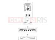 HUSQVARNA 2014 Offroad FC 350 HQV (F2201N1) [EU] DECAL|Frame|08