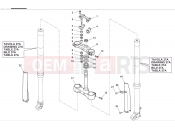 HUSQVARNA 2014 Offroad TE 449-511 STEERING FORK