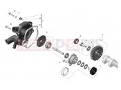 HUSQVARNA 2013 NUDA 900-900R ABS WATER PUMP