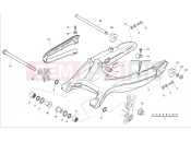 HUSQVARNA 2013 NUDA 900-900R ABS REAR SWING ARM
