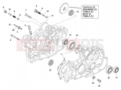 HUSQVARNA TR 650 TERRA-STRADA CRANKCASE PARTS