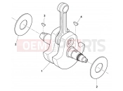 HUSQVARNA TR 650 TERRA-STRADA CRANK SHAFT