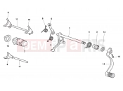 HUSQVARNA TR 650 TERRA-STRADA GEAR SHIFT