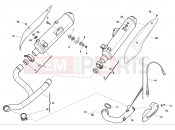 HUSQVARNA TR 650 TERRA-STRADA EXHAUST SYSTEM