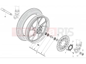 HUSQVARNA TR 650 TERRA-STRADA FRONT WHEEL (STRADA)