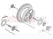 HUSQVARNA TR 650 TERRA-STRADA REAR WHEEL (STRADA)