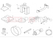 HUSQVARNA TR 650 TERRA-STRADA WORKSHOP TOOLS