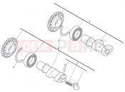 HUSQVARNA TXC 511 CAMSHAFT IN-EX