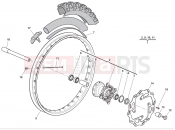 HUSQVARNA TXC 511 FRONT WHEEL