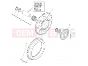 HUSQVARNA TE 449-511 OILPUMP GEAR