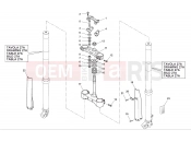 HUSQVARNA TE 449-511 STEERING FORK