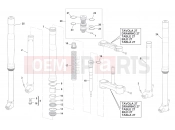 HUSQVARNA TC 449 FRONT FORK ASSEMBLY
