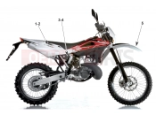 HUSQVARNA 2013 WR 250-300 TRANSFERS (300)