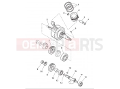 HUSQVARNA TE-SMR 125 CRANKSHAFT - PISTON